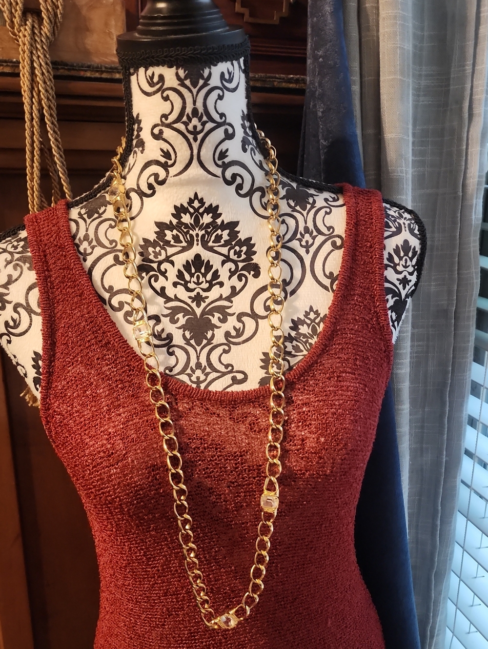 Monet Vintage Long Necklace Used